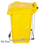 سطل زباله پلی اتیلن 50 لیتری پدالی گودبین